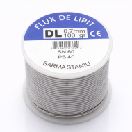 Fludor de lipit cu pasta, 100g - 0.7mm, SN60/PB40