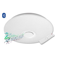 Plafoniera led RGB cu difuzor bluetooth si telecomanda 72w 50 cm