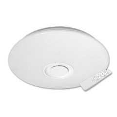 Plafoniera led RGB cu difuzor bluetooth si telecomanda 72w 50 cm