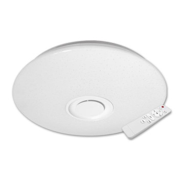 Plafoniera led RGB cu difuzor bluetooth si telecomanda 72w 50 cm