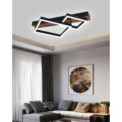 Plafoniera cu telecomanda LED 72W dimabila 3 culori 600x420mm