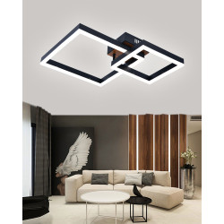 Plafoniera led cu telecomanda 72w dimabila 3 culori moderne