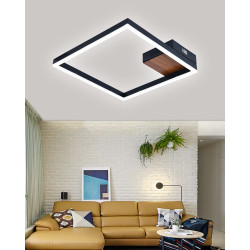 Plafoniera led cu telecomanda 58W, lumina 3000K-6500K