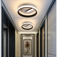 Plafoniera LED neagra 2000 lm cu 3 functii