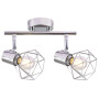 Plafoniera cu 2 becuri E14, design modern 370x190 mm