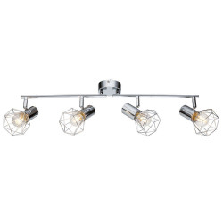 Plafoniera moderna cu 4 becuri E14, design versatil, 480 mm