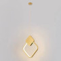 Pendul LED auriu cu trei tipuri de lumina 13 w 650 lm