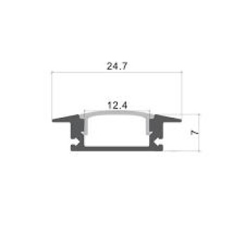 Profil led incastrat 2 metri mobila