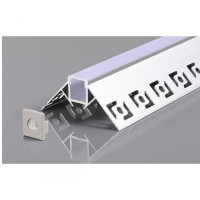 Profil banda led 2m incastrat sub tencuiala de colt