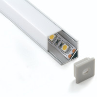 Profil led colt bucatarie sub dulapuri