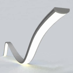 Profil led flexibil lungime 2m pentru banda LED