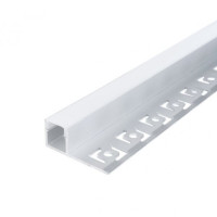 Profil banda led 2m de capat incastrat sub tencuiala