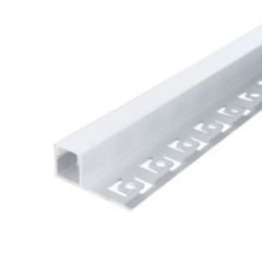 Profil banda led 2m de capat incastrat sub tencuiala