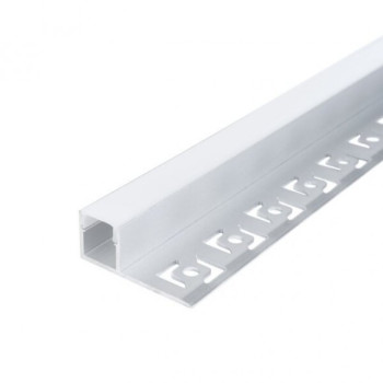 Profil banda led 2m de capat incastrat sub tencuiala