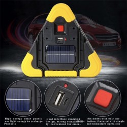 Triunghi auto încărcare solara - usb
