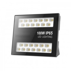 Proiector led 100w 10000 lm IP65 alb rece 6500K