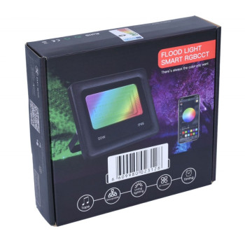 Proiector smart LED RGBCW 20W Bluetooth IP66 exterior