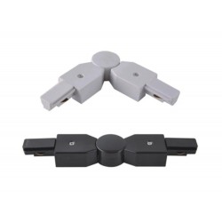 Conector îmbinare 80-280 grade pentru spoturi proiectoare pe șină