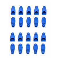 Manson protectie mufa RJ45 albastru, set 20 bucati
