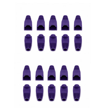 Manson protectie mufa RJ45 mov, set 20 bucati