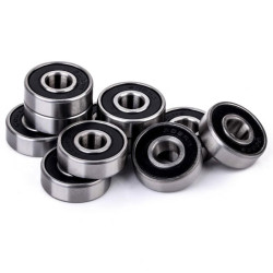 Rulmenti 608 2RS set 10 buc cu capace plastic