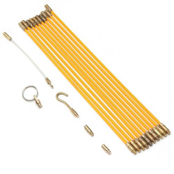 Bara din fibra de sticla pentru cabluri 10m cu capete filetate