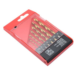 Set burghie metal spirale HSS 7 bucati precizie