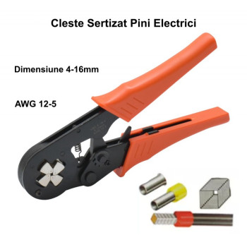 Cleste sertizat pini HSC8/16-4 pentru conectori 4-16mm