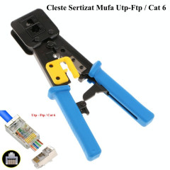 Cleste sertizat profesional mufa UTP FTP CAT6 RJ45