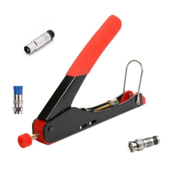 Cleste sertizat BNC F RCA – reglabil si compatibil cu mai multe mufe