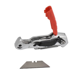Cutter profesional pliabil din metal cu 4 lame incluse