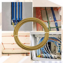 Tragator cablu electric 5m din otel flexibil 4mm