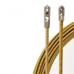 Fir de tragere cabluri electrice 20m otel inox 4mm flexibil
