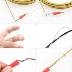 Sonda tras cabluri electrice 30m din otel inox flexibil