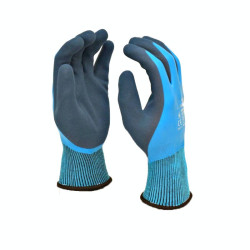 Manusi de lucru nr 8 latex spumat profesionale si rezistente set 12 buc