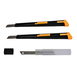 Minicutter set 2 buc metalic cu lama ingusta 9mm si rezerva