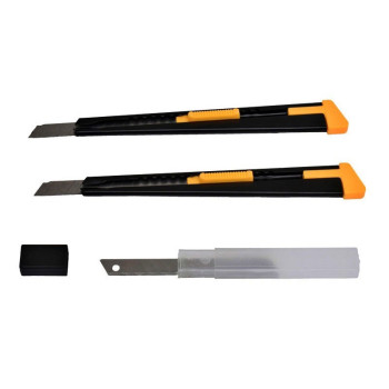 Minicutter set 2 buc metalic cu lama ingusta 9mm si rezerva