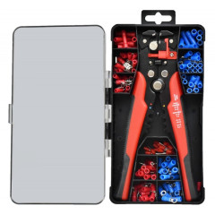 Cleste dezizolat si cleste sertizat 3 in 1 cu 200 papuci – trusa completa