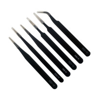 Pensete antistatice fine ESD set 6 piese pentru precizie