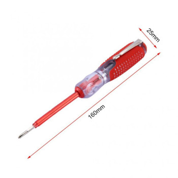 Creion de tensiune 220v cu 2 capete interschimbabile 160mm