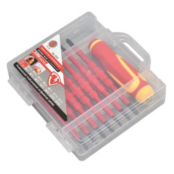 Trusa surubelnite 8 piese cr-v cu indicator de tensiune