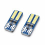 Set 2 becuri auto LED T10, 12V, albe, 24 LED, 80 lm, CL-24W