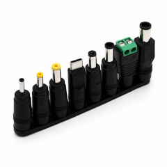 Set 8 Mufe Alimentare Laptop Universale, Adaptoare DC si USB-C