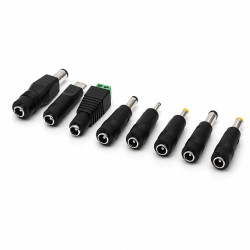 Set 8 Mufe Alimentare Laptop Universale, Adaptoare DC si USB-C