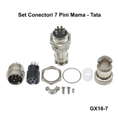 Set Conector Tip Aviator 7 Pini Metal Mama Tata