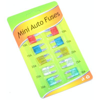 Sigurante auto mini set 10 bucati diverse valori 10a-30a