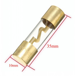Siguranta auto subwoofer 50A gold pentru sisteme audio auto