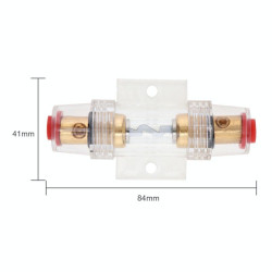 Suport siguranta auto audio cu siguranta gold 60A inclusa