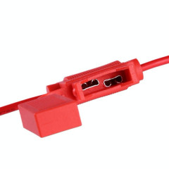 Suport siguranta auto 19x13mm cu capac cauciuc si fir 20cm