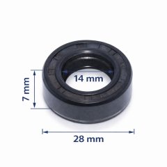 Simering 14x28x7 TC Pentru Etansare Pompe Si Masini Spalat